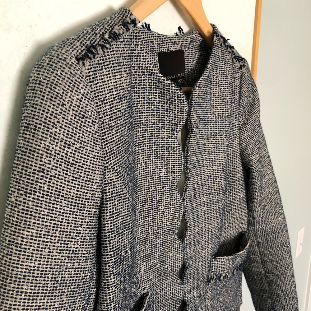 Banana Republic Tweed Scallop Jacket - Picture 4 of 6